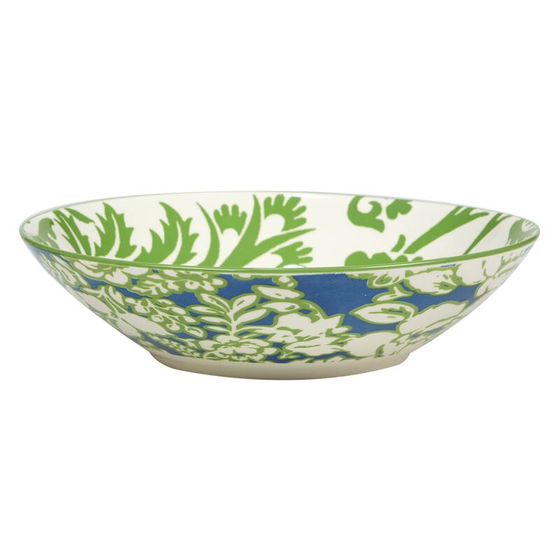 Certified International Damask Floral Assorted Designs Soup/Cereal Bowls, Set of 4