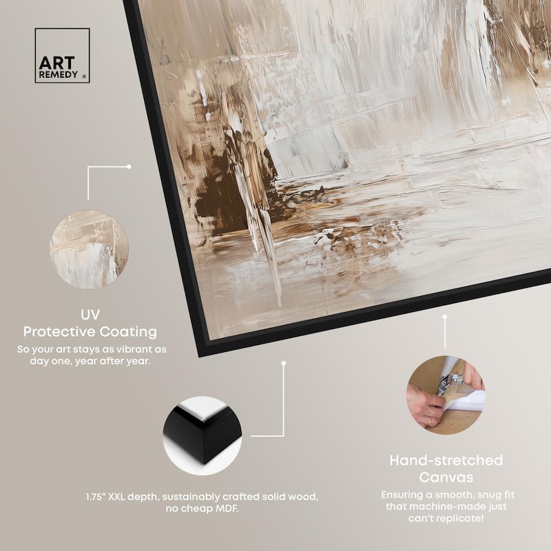 Latte Layers II Canvas by Art Remedy