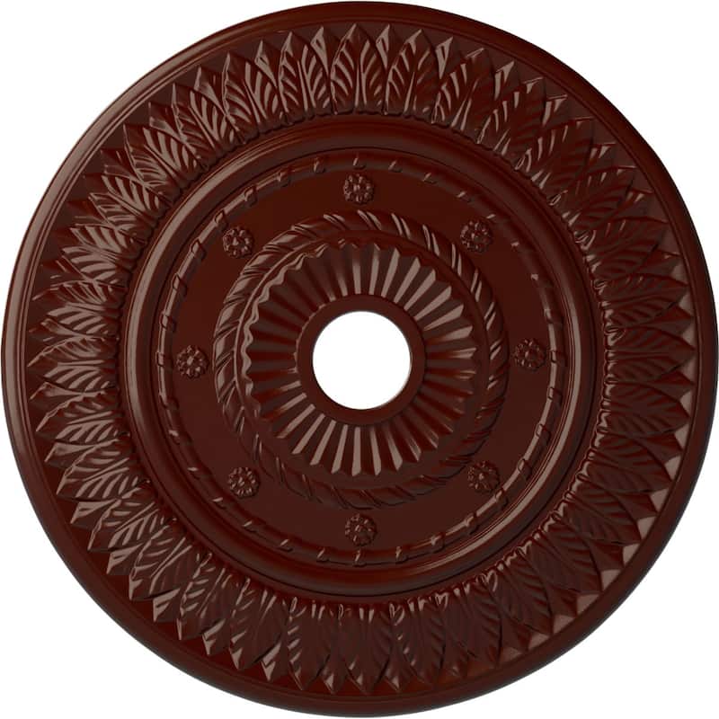 26 3/4"OD x 3 5/8"ID x 1 1/8"P Leaf Ceiling Medallion