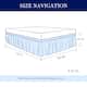 Subrtex Easy Fit 16-inch Drop Bed Skirts