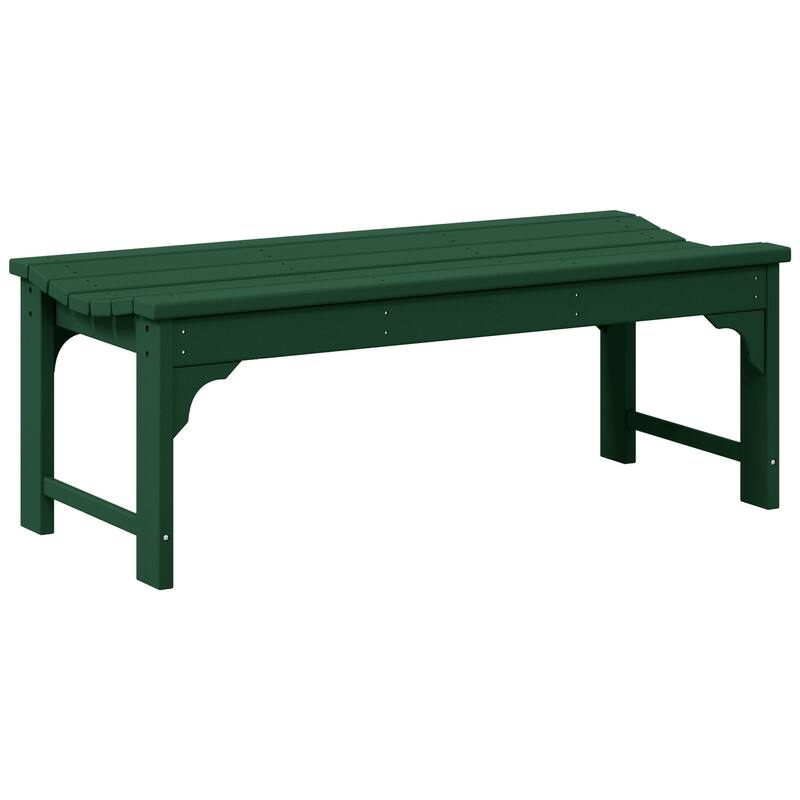 Polytrends Laguna Hdpe All Weather Outdoor Patio 48" Bench