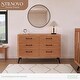 preview thumbnail 12 of 13, Evolur Stilnovo Mid Century Double Dresser