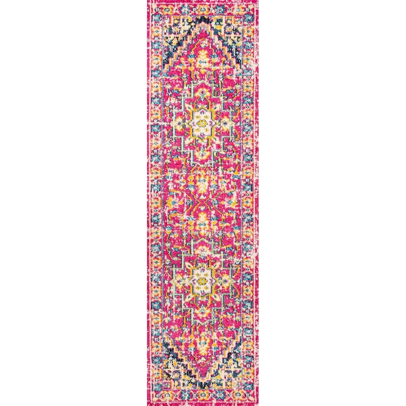 JONATHAN Y Audrey Geometric Medallion Area Rug