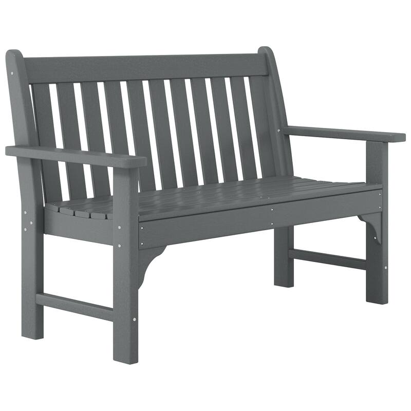 Polytrends Laguna 51" Outdoor Patio 2-Person Garden Bench