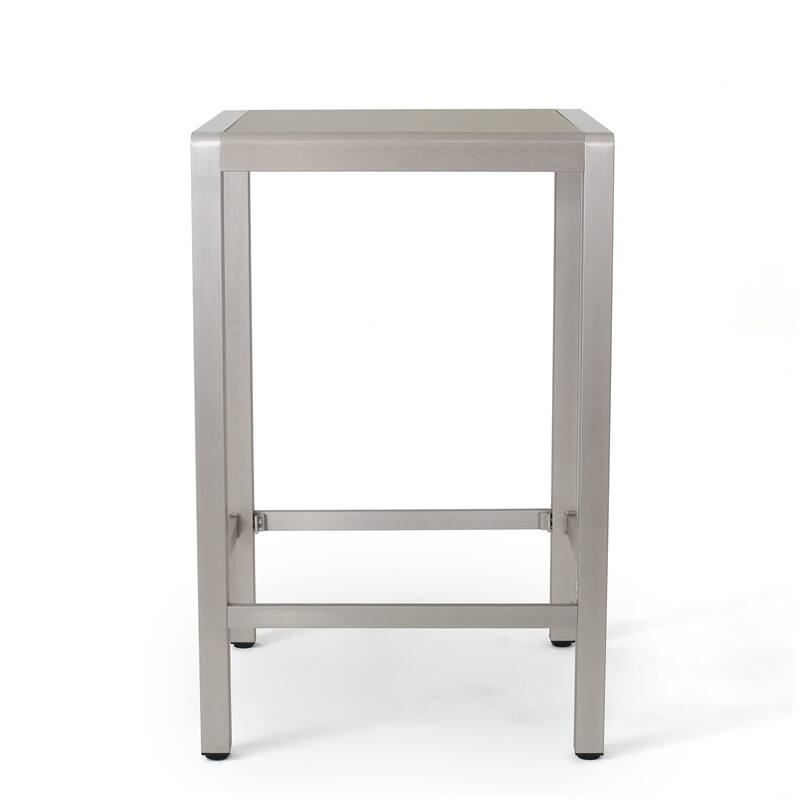 Cape Coral Outdoor 5-piece Aluminum Square Bar Set by Christopher Knight Home