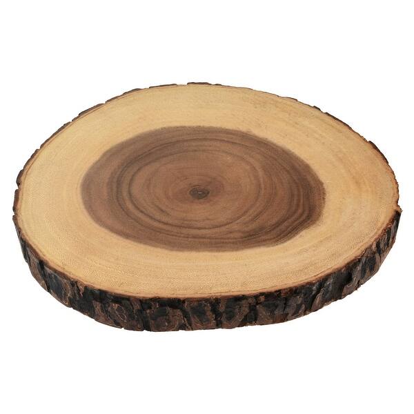 Wooden Chopping Board Natural Tree Stump Shape Kitchen