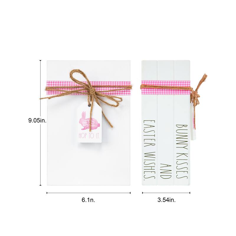 Rae Dunn EASTER/SPRING Themed Decorative Stacked Books