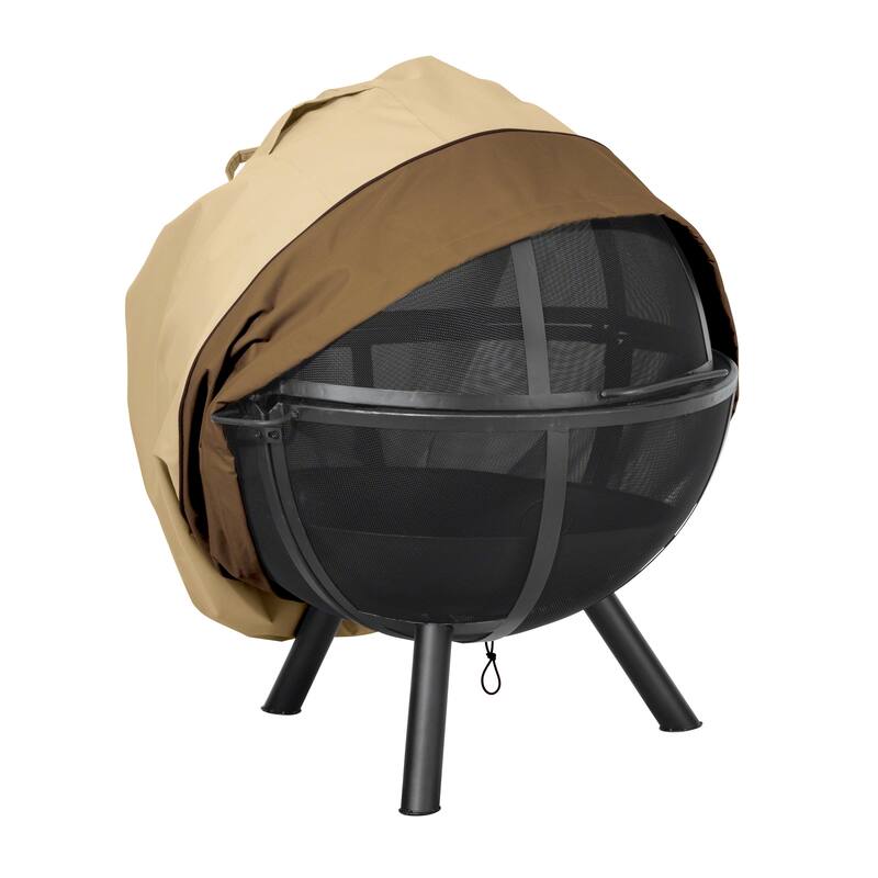 Classic Accessories Veranda Water-Resistant 30 Inch Globe Fire Pit Cover