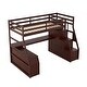 preview thumbnail 17 of 52, Merax Twin Size Loft Bed with with 7 Drawers 2 Shelves and Desk