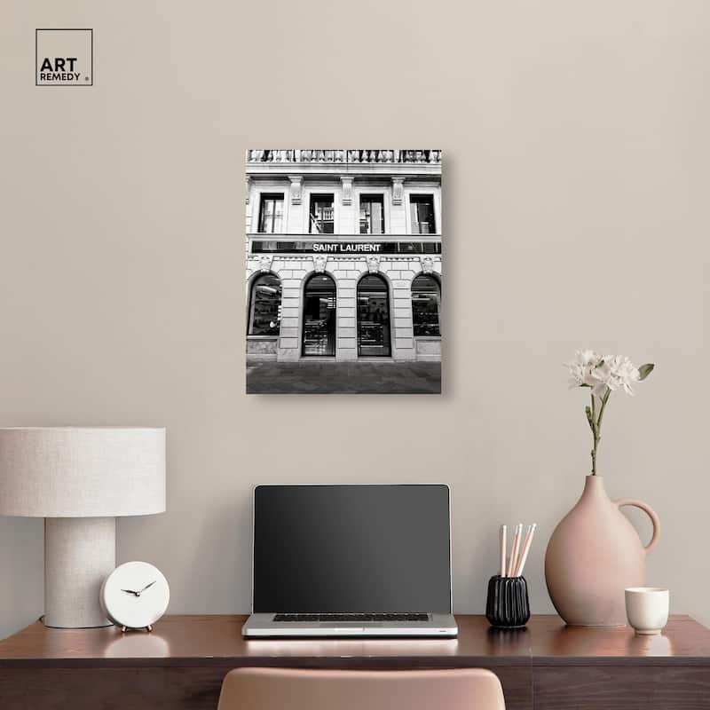 Glam Store front II Canvas by Art Remedy, Gallery Wrapped