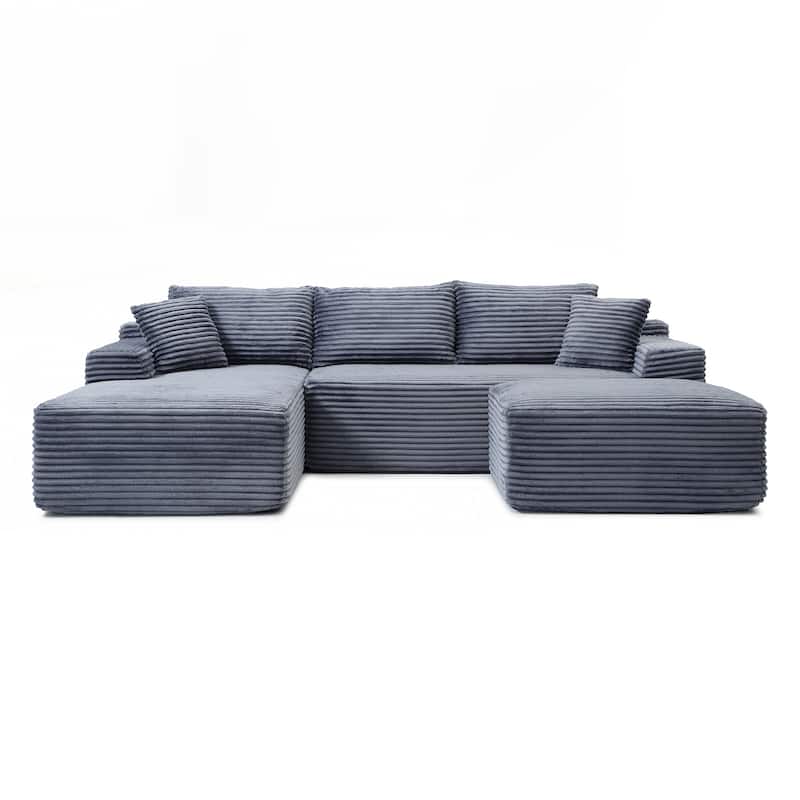 105'' Modular Sectional Sofa, Cloud Sectional Couch with Deep Seat