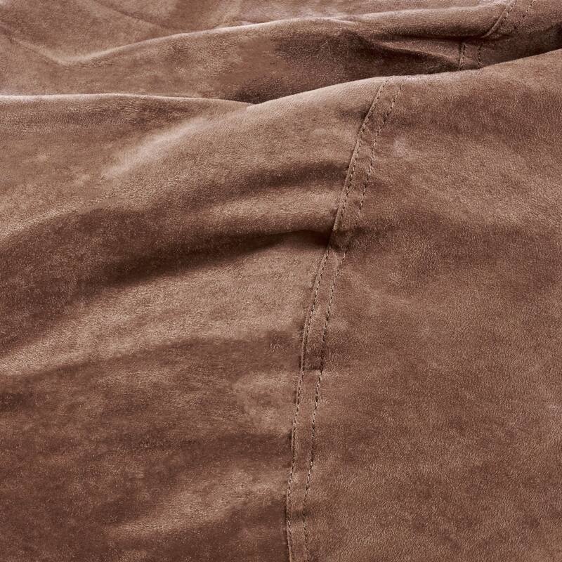 Jasper Traditional 8 Foot Cylindrical Suede Bean Bag