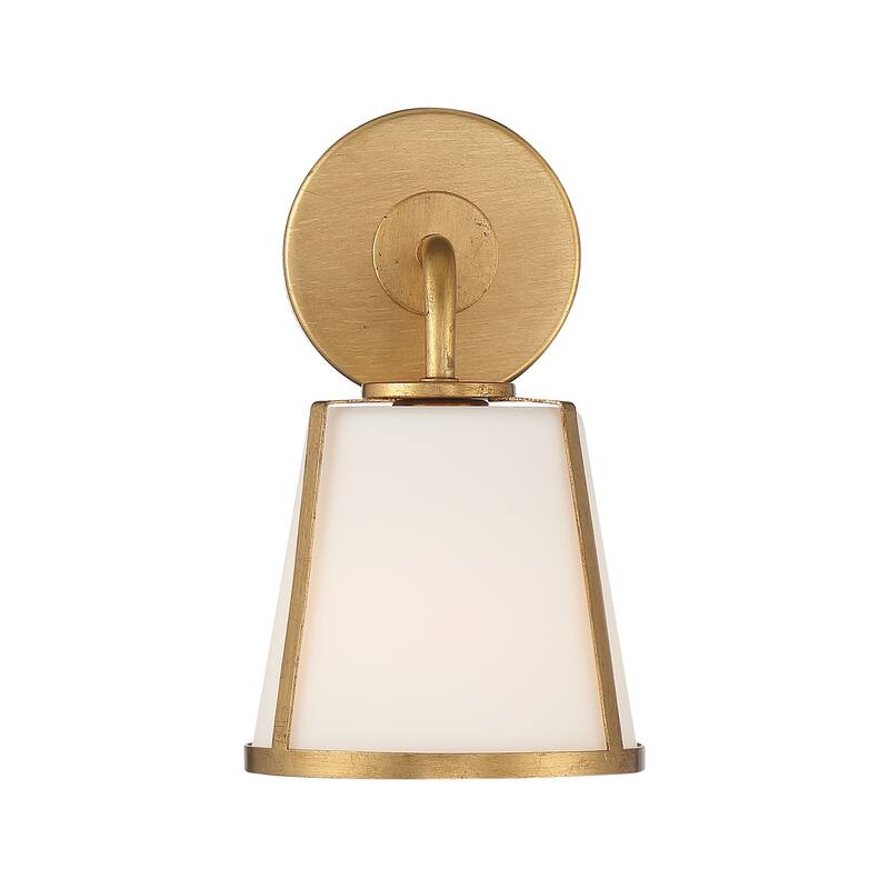 Fulton 1 Light Antique Gold Wall Mount - 6.25'' W x 10.25'' H x 7.25'' D