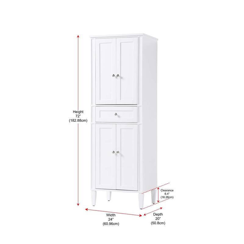 Eclipse Bath Storage Cabinet (16-28 In.)