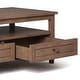 preview thumbnail 21 of 76, WYNDENHALL Norfolk Wood Transitional Coffee Table - 48 Inches wide