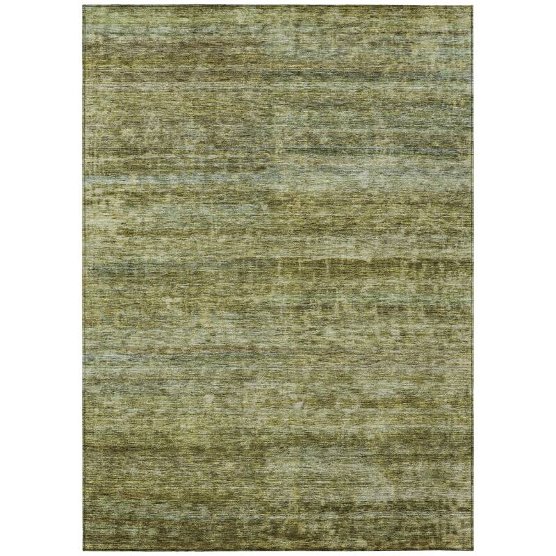 HomeRoots Striped Transitional Rectangle Outdoor Rug