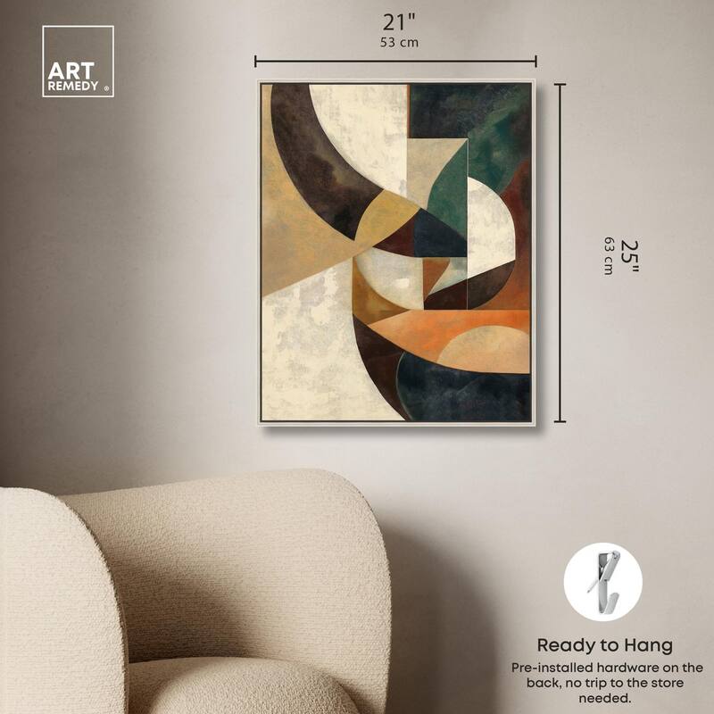 Intersecting Planes Canvas by Art Remedy