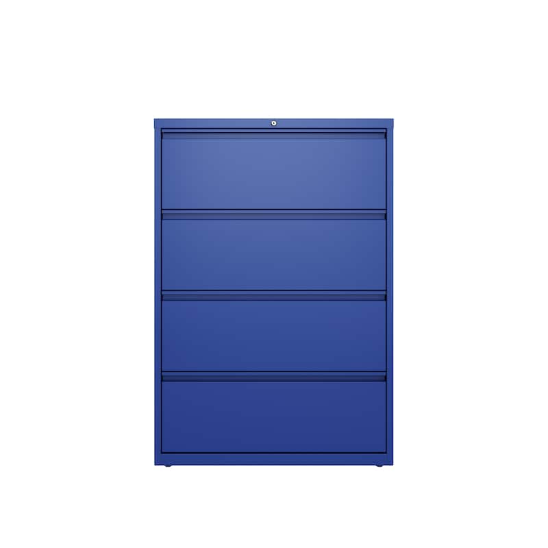 Hirsh 36-in Wide HL10000 Series 4 Drawer Lateral File Cabinet, White