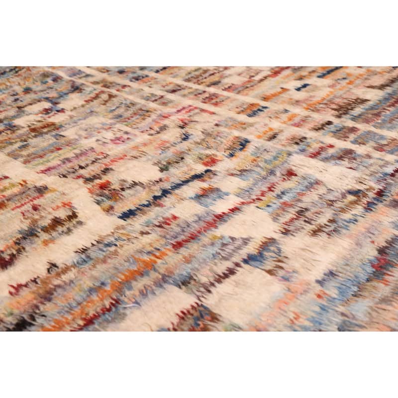 ECARPETGALLERY Hand-knotted Pak Finest Marrakesh Multi Color Wool Rug - 8'4 x 9'9