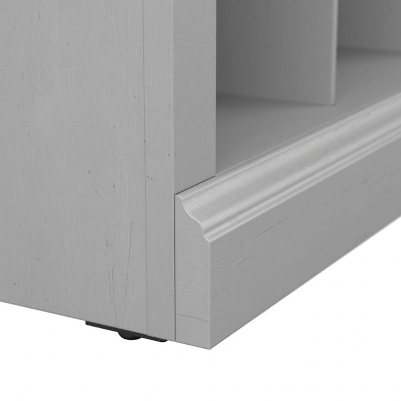 Woodland 40W Shoe Storage Bench with Shelves by Bush Furniture
