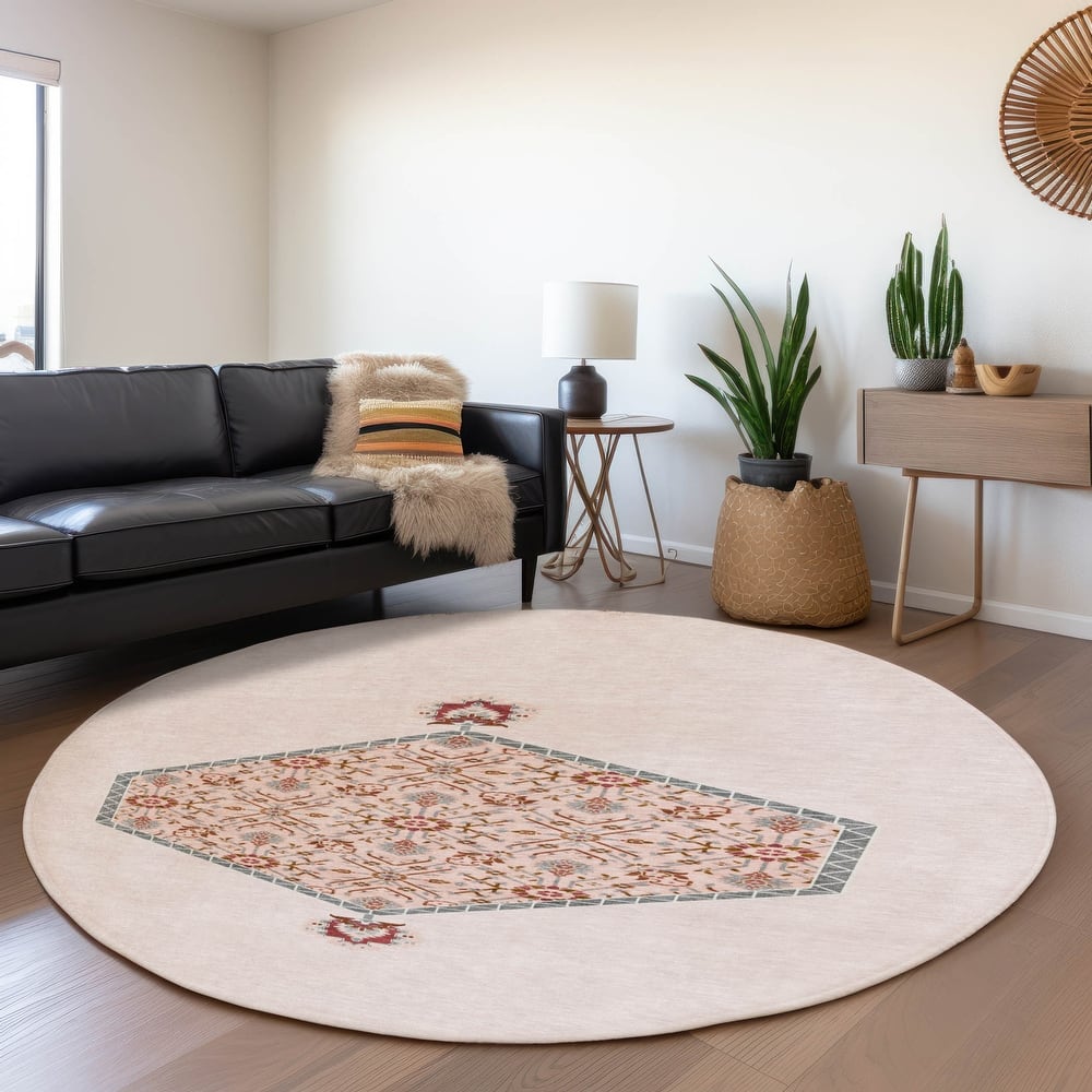 Premium Washable Super Soft Traditional Global Mayfield Rug