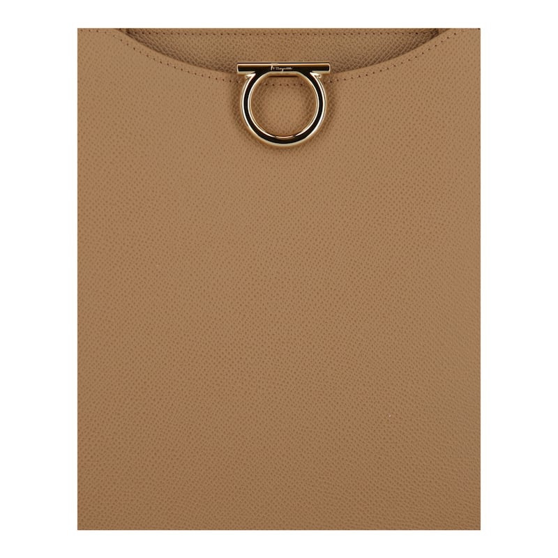 Ferragamo Gemini Leather Shoulder Bag
