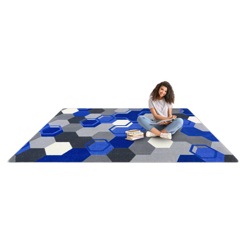 Joy Carpets Kid Essentials Team Up Area Rug