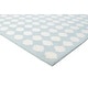 preview thumbnail 6 of 7, One of a Kind Hand-Tufted Modern & Contemporary 5' x 8' Dots Wool Blue Rug - 5'0"x7'11"