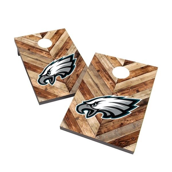 slide 2 of 5, Philadelphia Eagles 2x4 Cornhole Bag Toss Include Carry Case