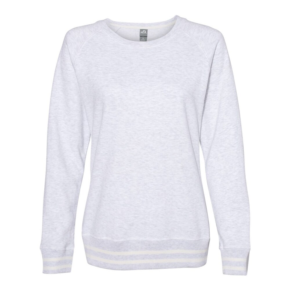 womens white crewneck sweatshirt