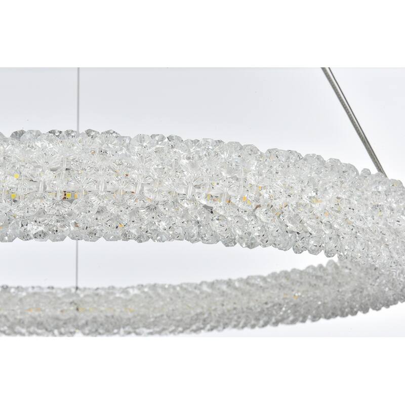 Indigo Home 26 inch Adjustable LED Chandelier