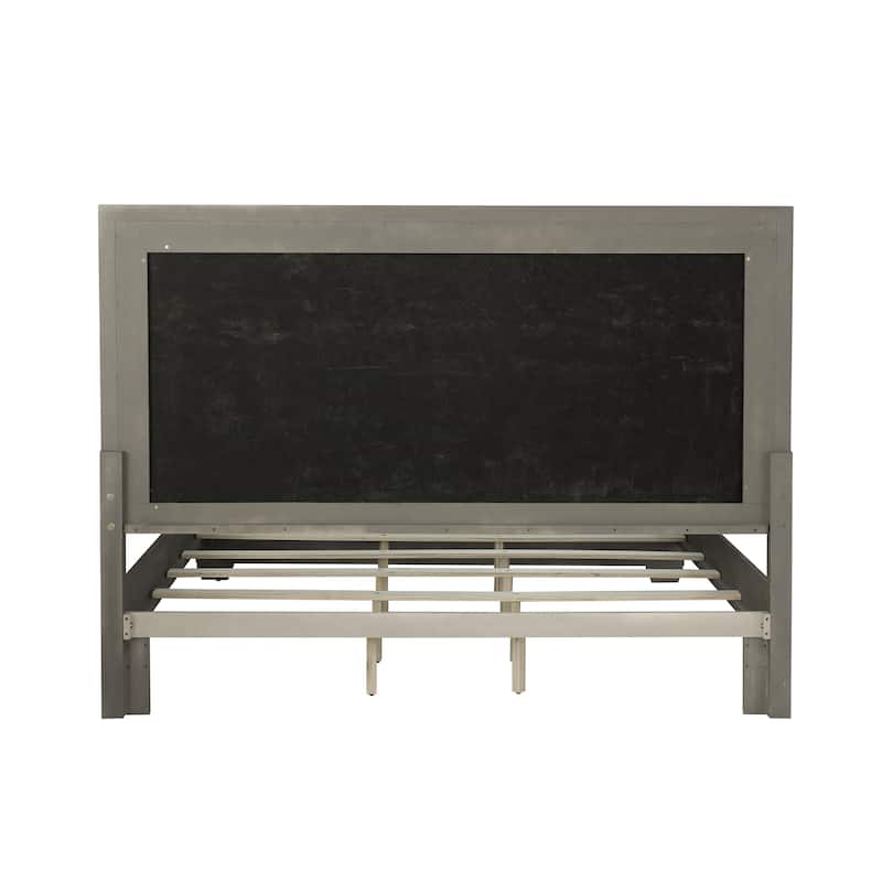 Andover King Upholstered Panel Bed