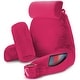 preview thumbnail 28 of 143, Nestl Memory Foam Reading Pillow with Backrest, Arms and Pockets Large - Hot Pink