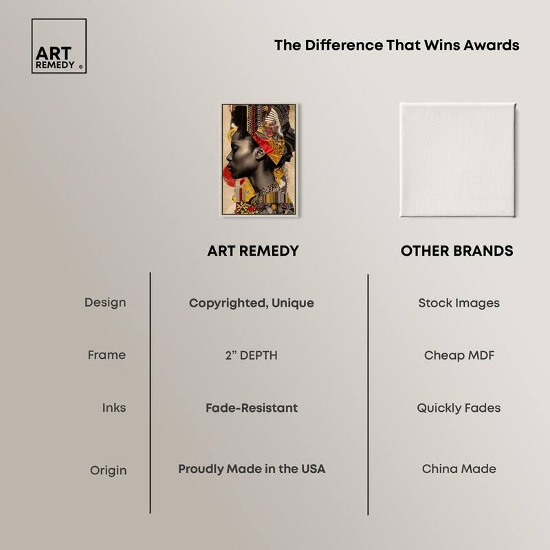 Cultural Collage Canvas by Art Remedy