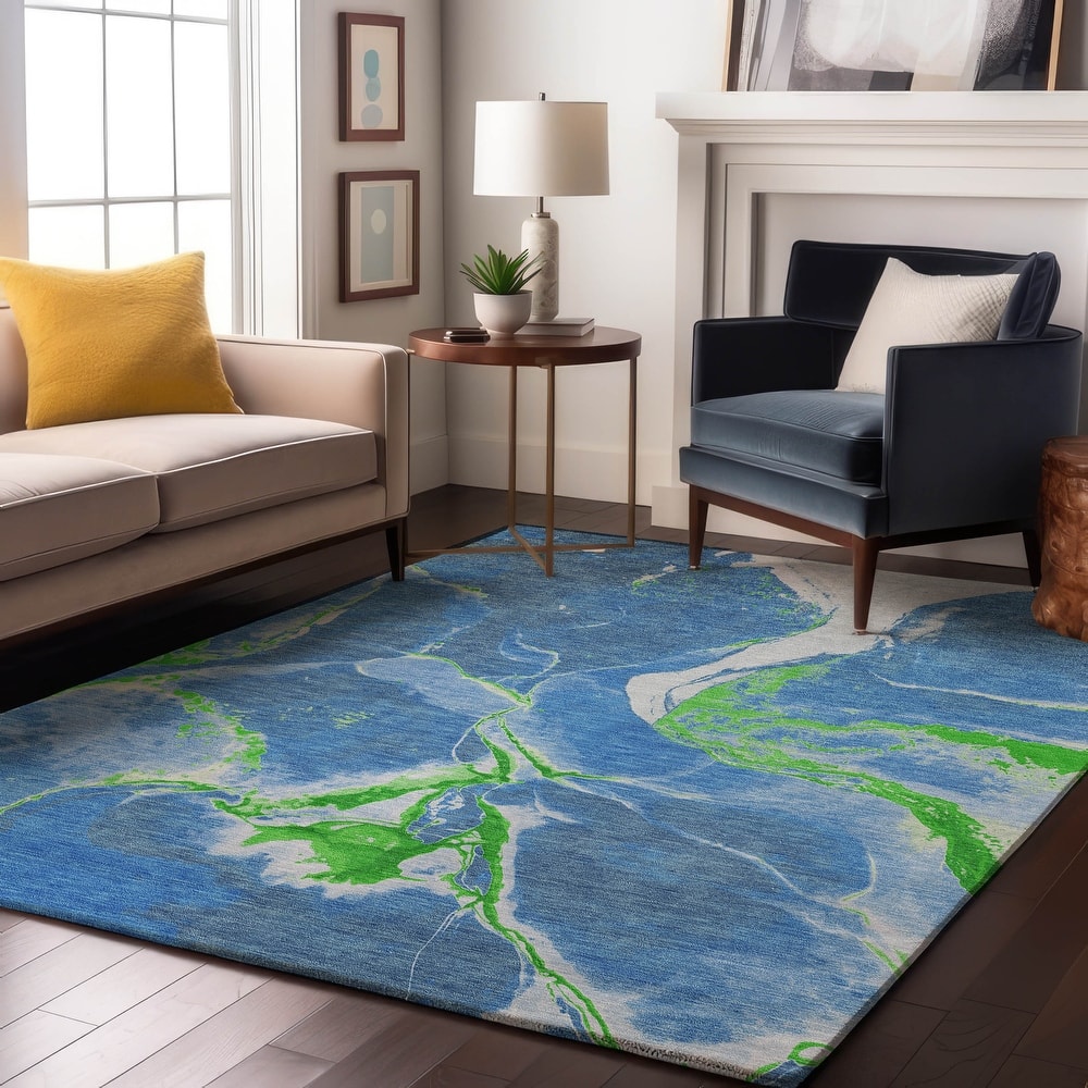 Premium Washable Super Soft Abstract Skylar Mayfield Rug