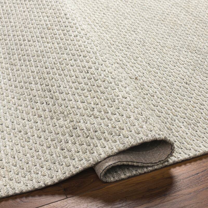 Abercom Handmade Casual Farmhouse Wool Area Rug