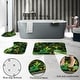 preview thumbnail 29 of 29, 4 Pcs Bathroom Shower Curtain Set,Bathroom Sets with Rugs
