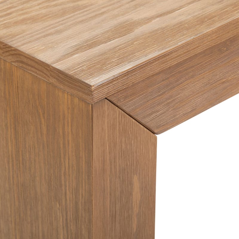 Plank and Beam Modern Rectangular Side Table - 25"