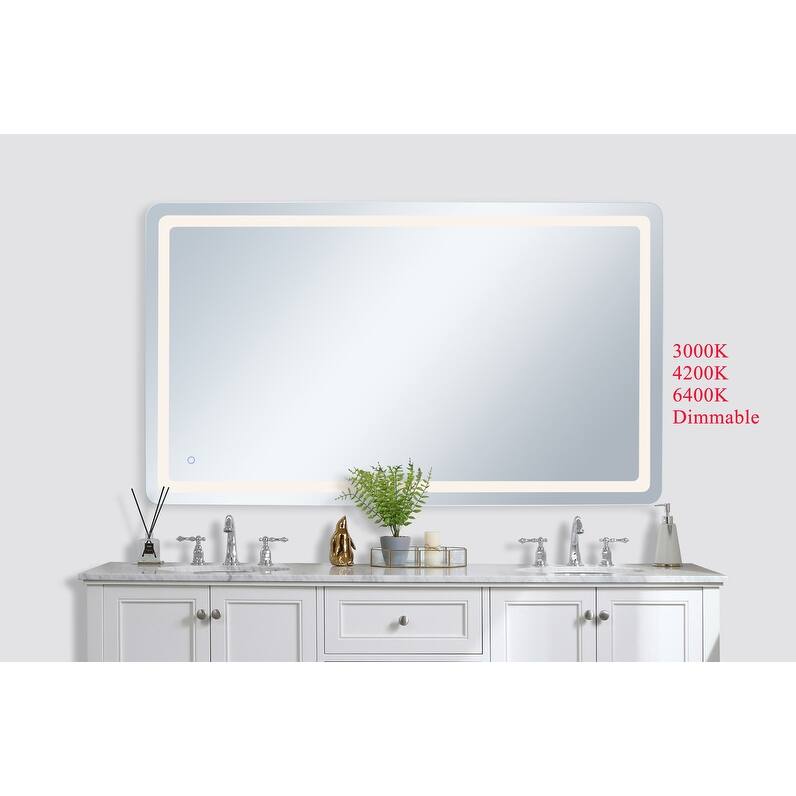 Indigo Home 42in x 72in soft edge LED mirror