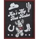 preview thumbnail 1 of 2, Disney Mickey Mouse Western Tufted Wall Art