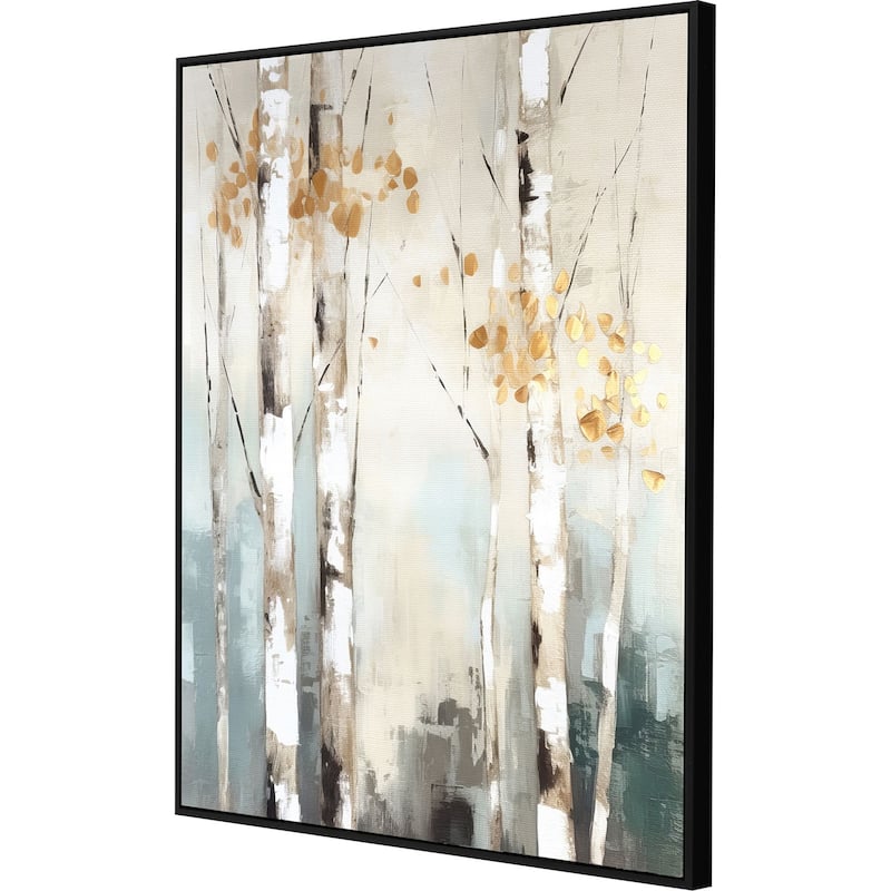 Birch Silhouette II Giclee on Canvas No Glass