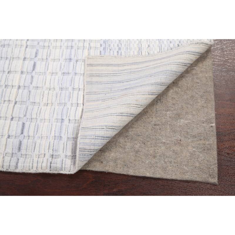 Geometric Modern Moroccan Area Rug Handmade Oriental Wool Carpet - 5'2" x 7'10"