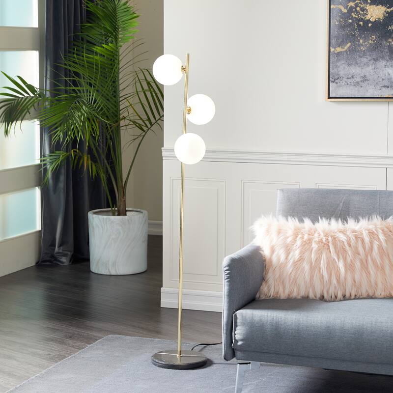 Black Metal Modern Floor Lamp 55 x 11 x 11 - 11 x 11 x 55