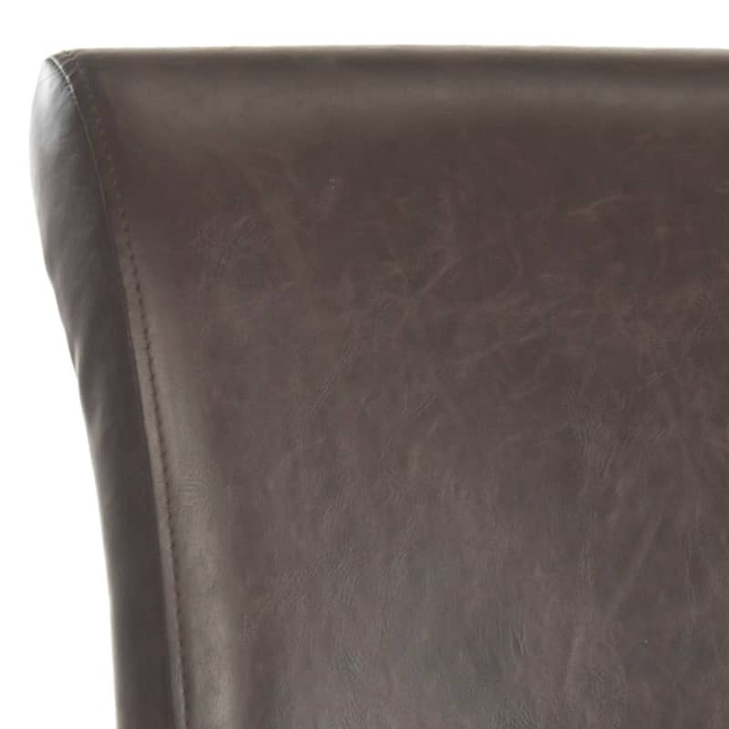 SAFAVIEH Yasmin Black Leather 29-inch Bar Stool - 19Wx23Dx44H
