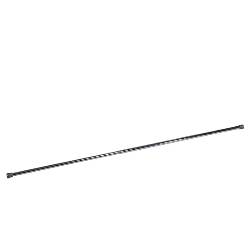 Design House Adjustable Shower Rod 43-inch-72-inch Chrome - Polished Chrome