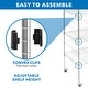 preview thumbnail 7 of 7, Mount-It! 5 Tier Wire Shelving with Wheels | Kitchen Storage