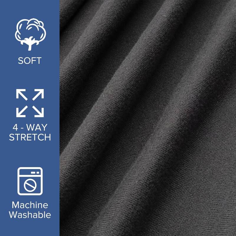 HIgh Stretch Jersey Knit Wrap Around Box Spring Cover