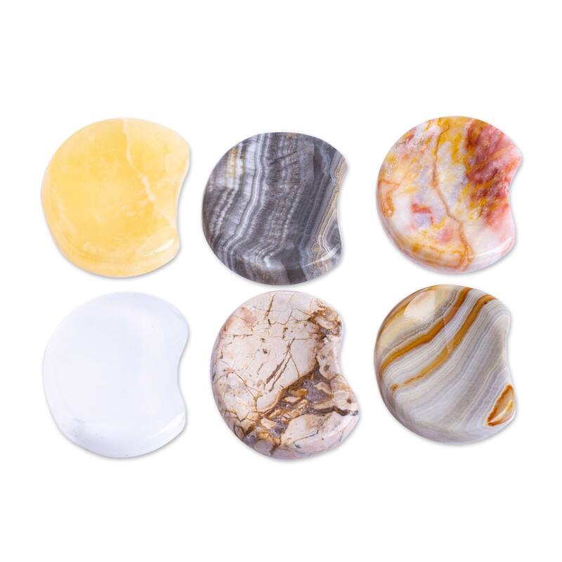 Novica Handmade Serene Limbo Stress-Relieving Stones (Set Of 2)
