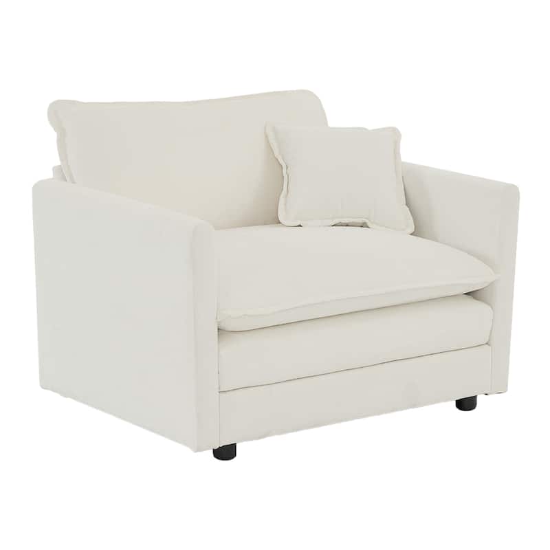 GDFStudio - Fiona Chenille Single Seat Sofa with Modular Flexibility and Plush Comfort