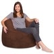 preview thumbnail 161 of 193, Kids Bean Bag Chair, Big Comfy Chair - Machine Washable Cover 48 Inch Extra Large - Soft Faux Rabbit Fur - Brown
